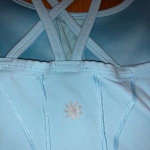 blue athleta tank top